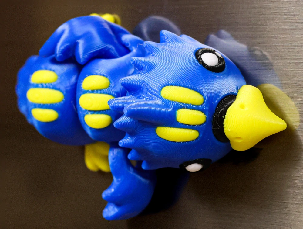 Magnetický 3D papoušek – flexi figurka